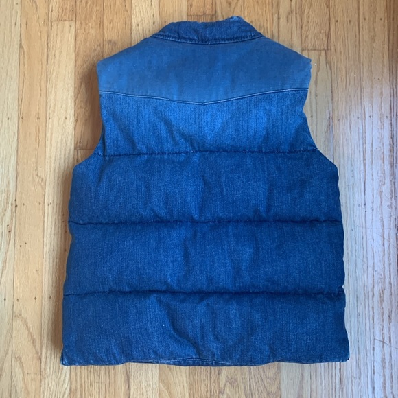 2009 Gap Denim Puffy Vest. Size S. - Picture 2 of 5